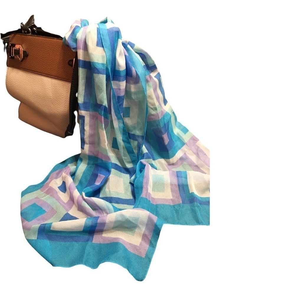 Vintage Block Motif Scarf